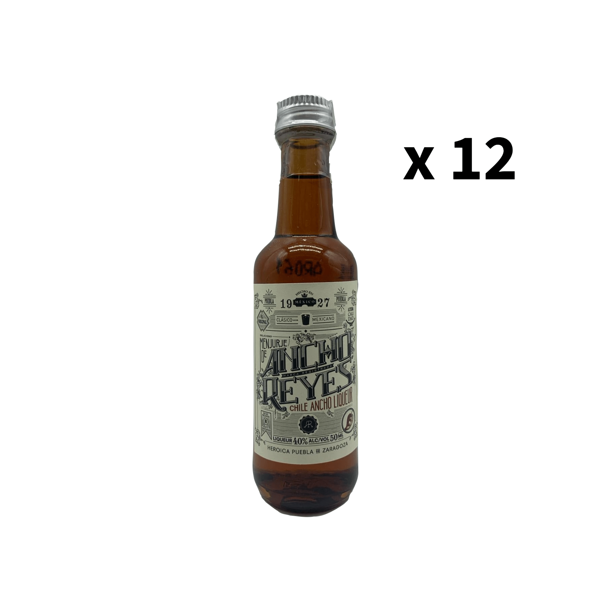 Ancho Reyes Chile Ancho Liqueur Miniature (12 Pack) | Keg N Bottle