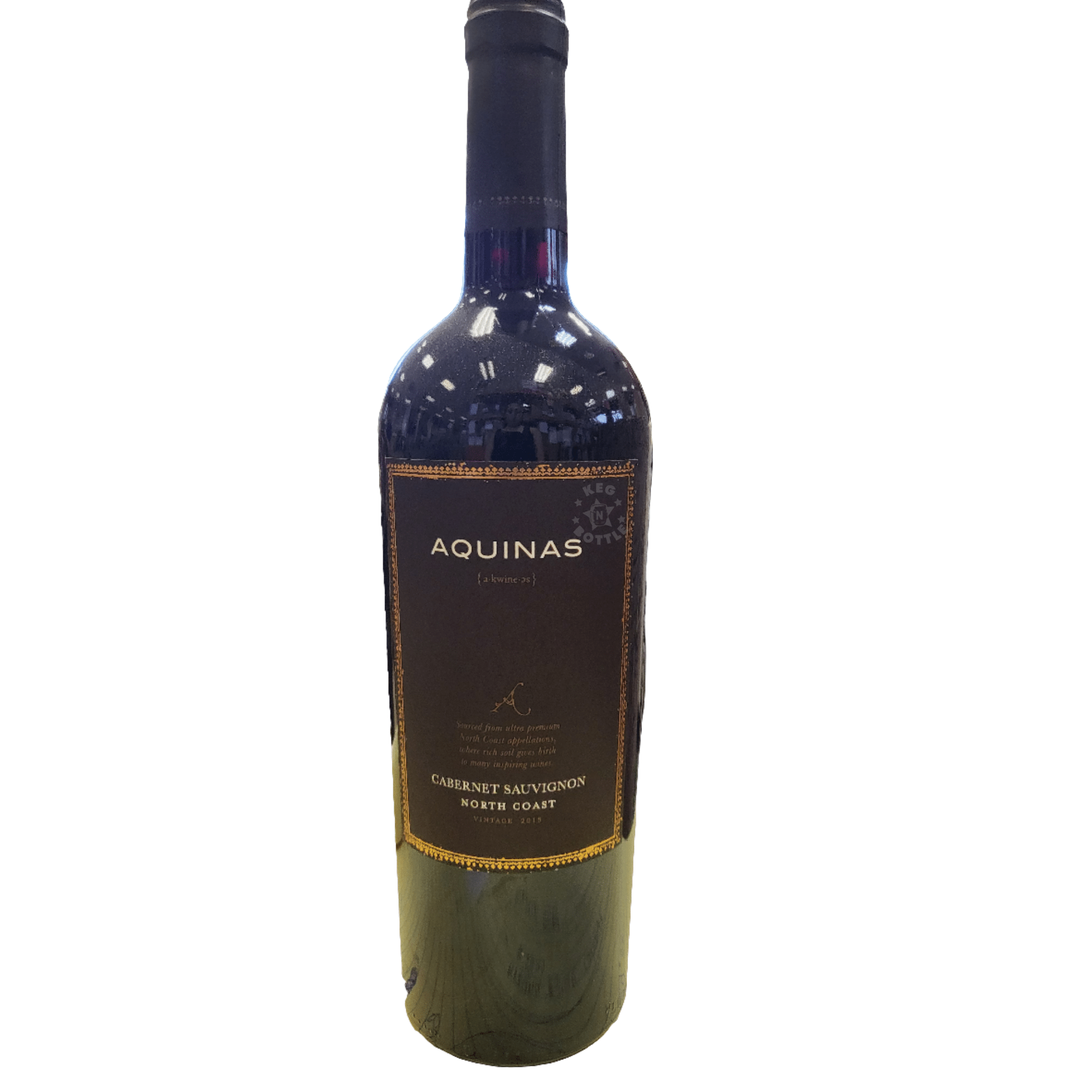 Aquinas 2015 Cabernet Sauvignon (750mL) - Keg N Bottle