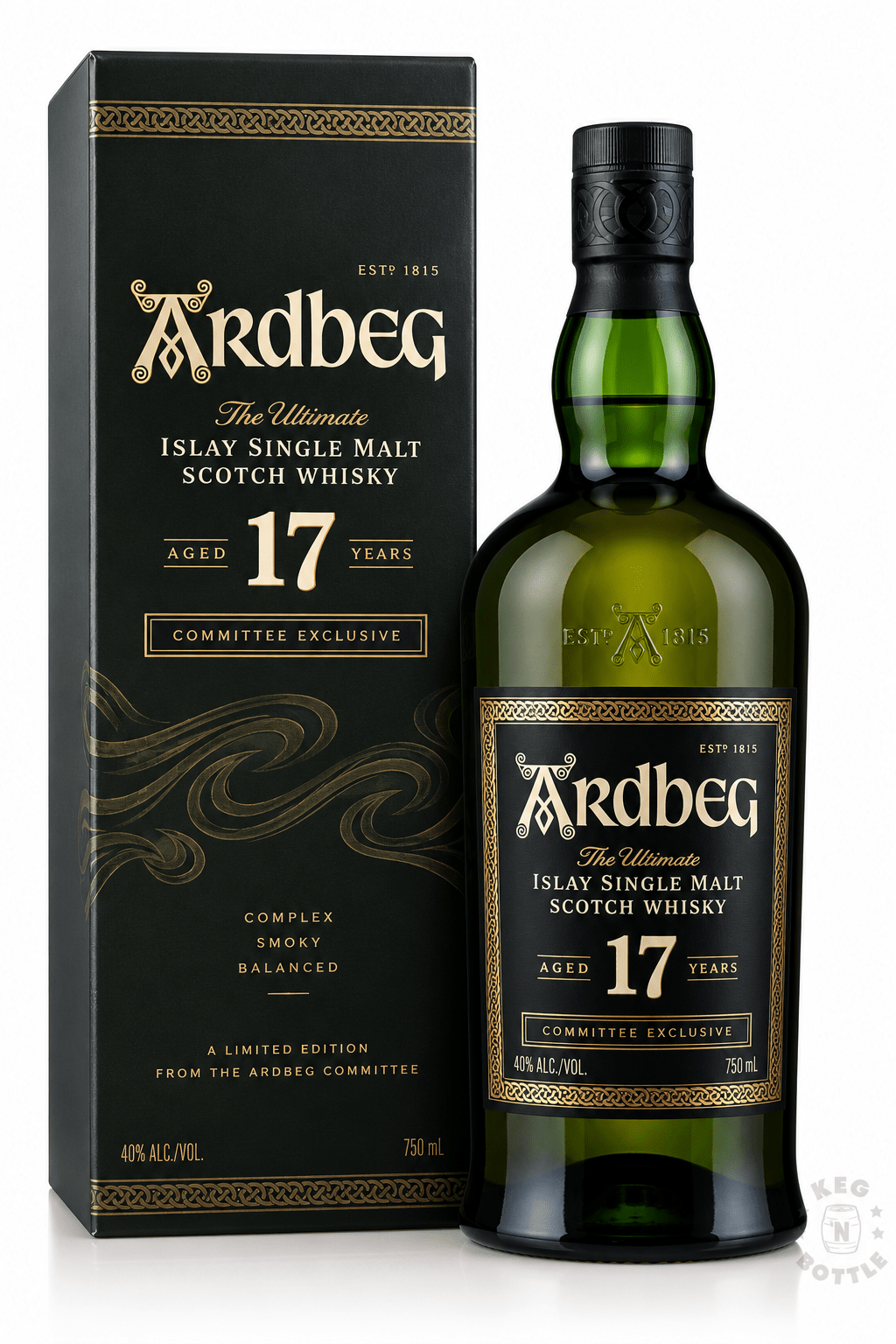 Ardbeg The Ultimate Islay Single Malt Scotch Commitee Exclusive 17 year (750 ml) | Keg N Bottle