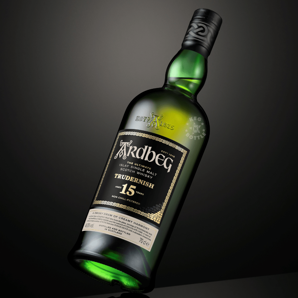Ardbeg Trudernish 15 Year Old Islay Single Malt Scotch Whisky 750mL bottle and presentation box, bottled at 48.8% ABV. 3