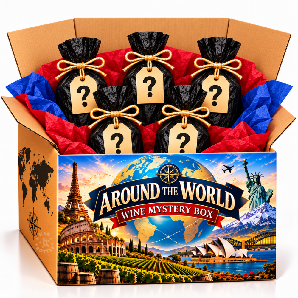Around the World Wine Mystery Box | Keg N Bottle