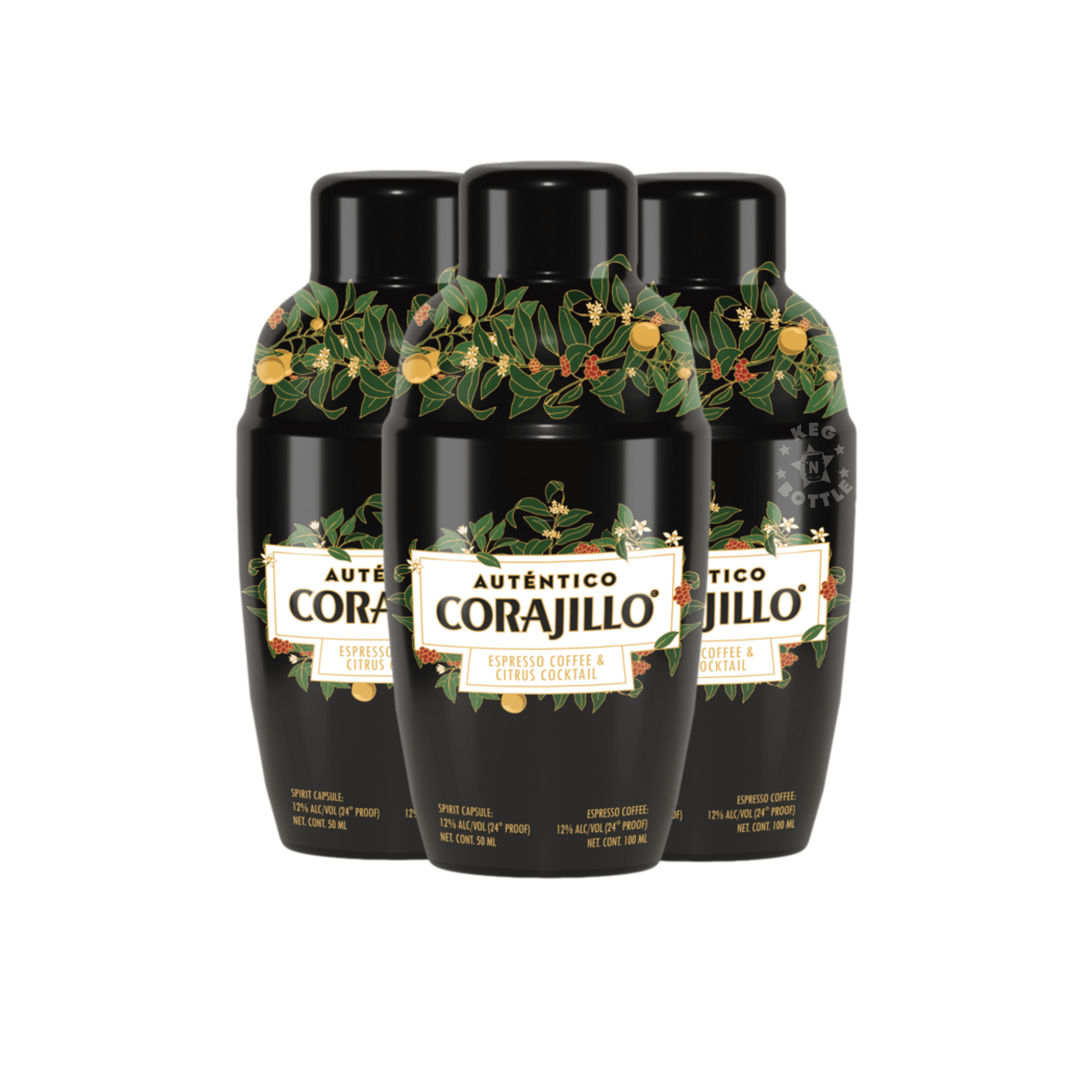 Autentico Corajillo Espresso Cocktail (3 Pack) - Keg N Bottle