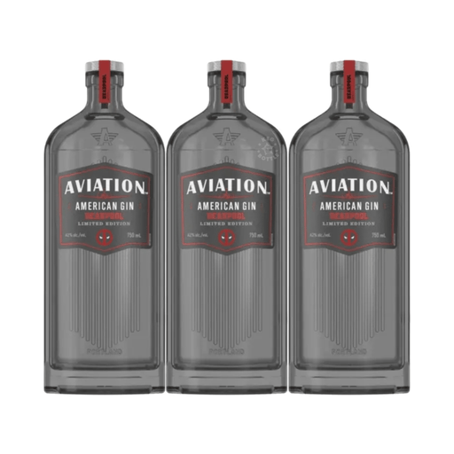 Aviation Gin Deadpool Limited Edition (3x750mL) - Keg N Bottle
