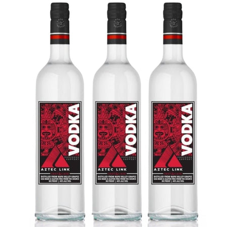 Aztec Link Vodka - 3 Pack (750 ml) | Keg N Bottle