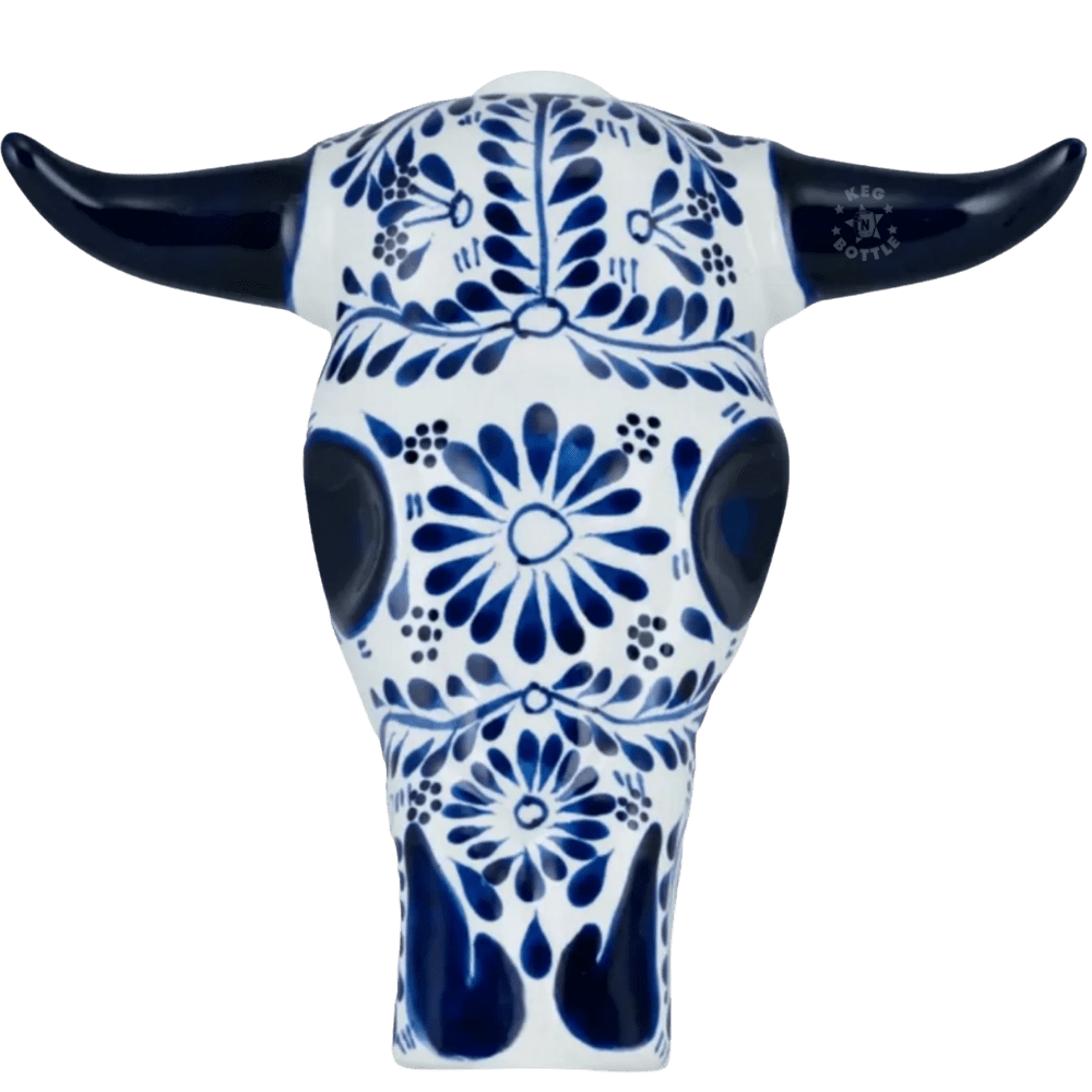 Azulejos Trophy Head Bull Horns Anejo Tequila (750mL) | Keg N Bottle