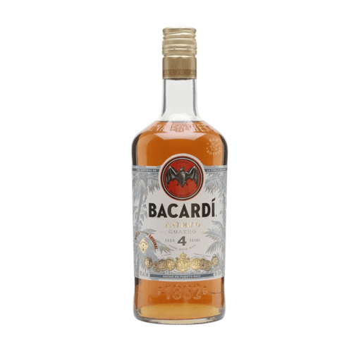 Bacardi Anejo Cuatro Rum (750 ml) - Keg N Bottle