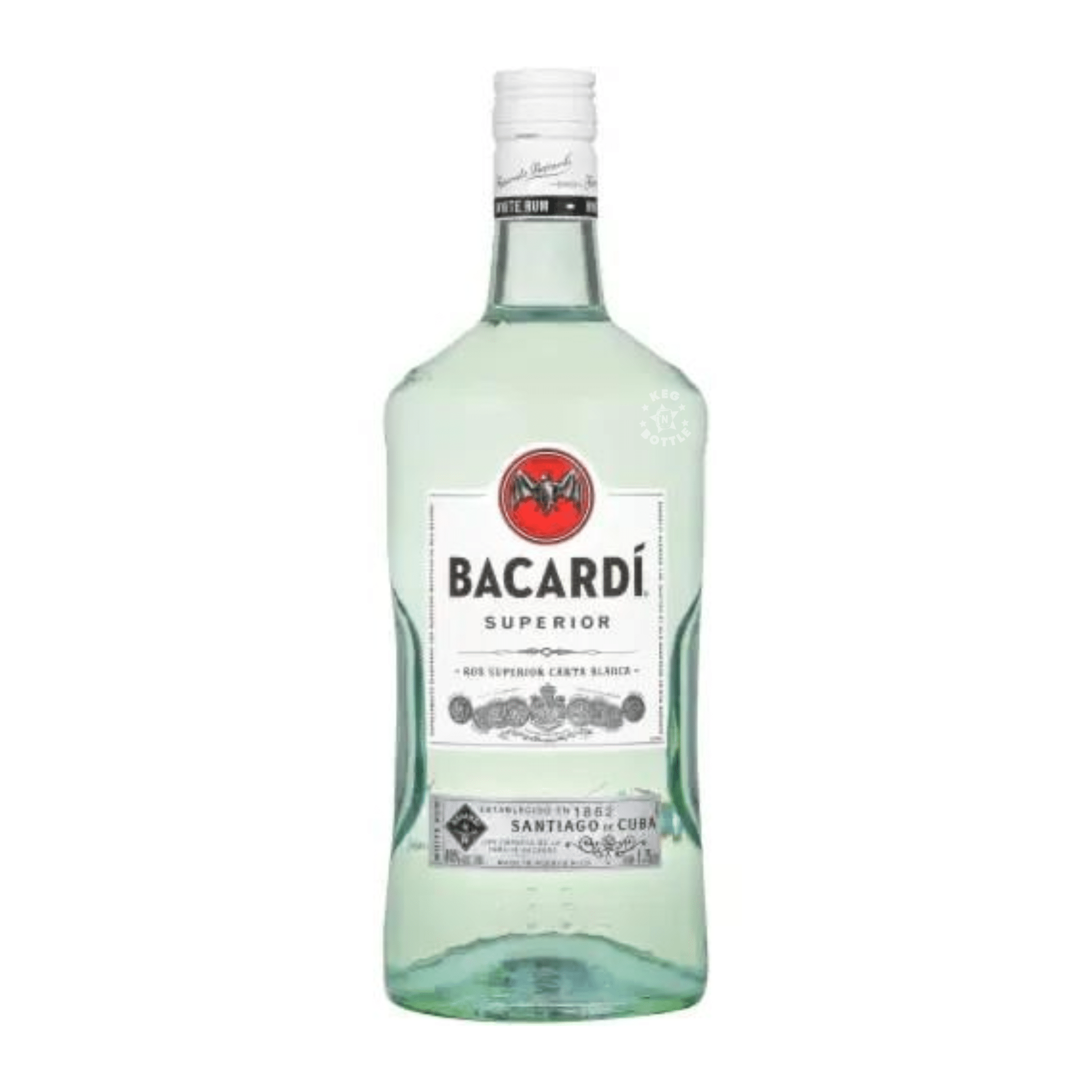 Bacardi Superior White Rum (1.75 L) - Keg N Bottle