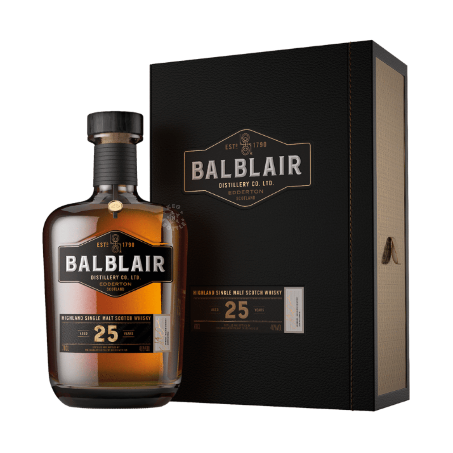Balblair 25 Year Single Malt Scotch Whiskey (750 ml) | Keg N Bottle