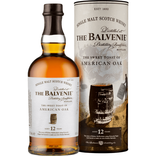 Balvenie The Sweet Toast of American Oak 12 Year Single Malt Scotch Whiskey (750mL) | Keg N Bottle