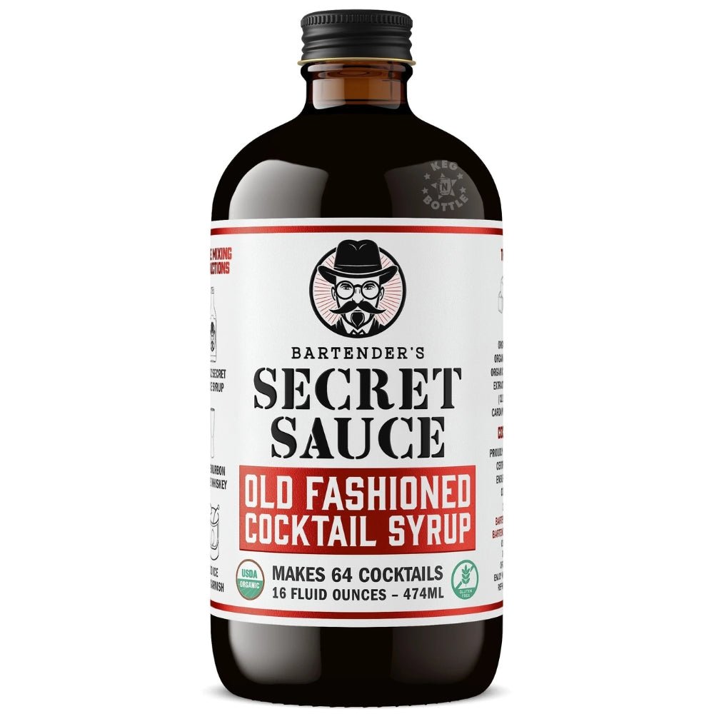Bartender’s Secret Sauce Old Fashioned Cocktail Syrup 16oz bottle cocktail mixer