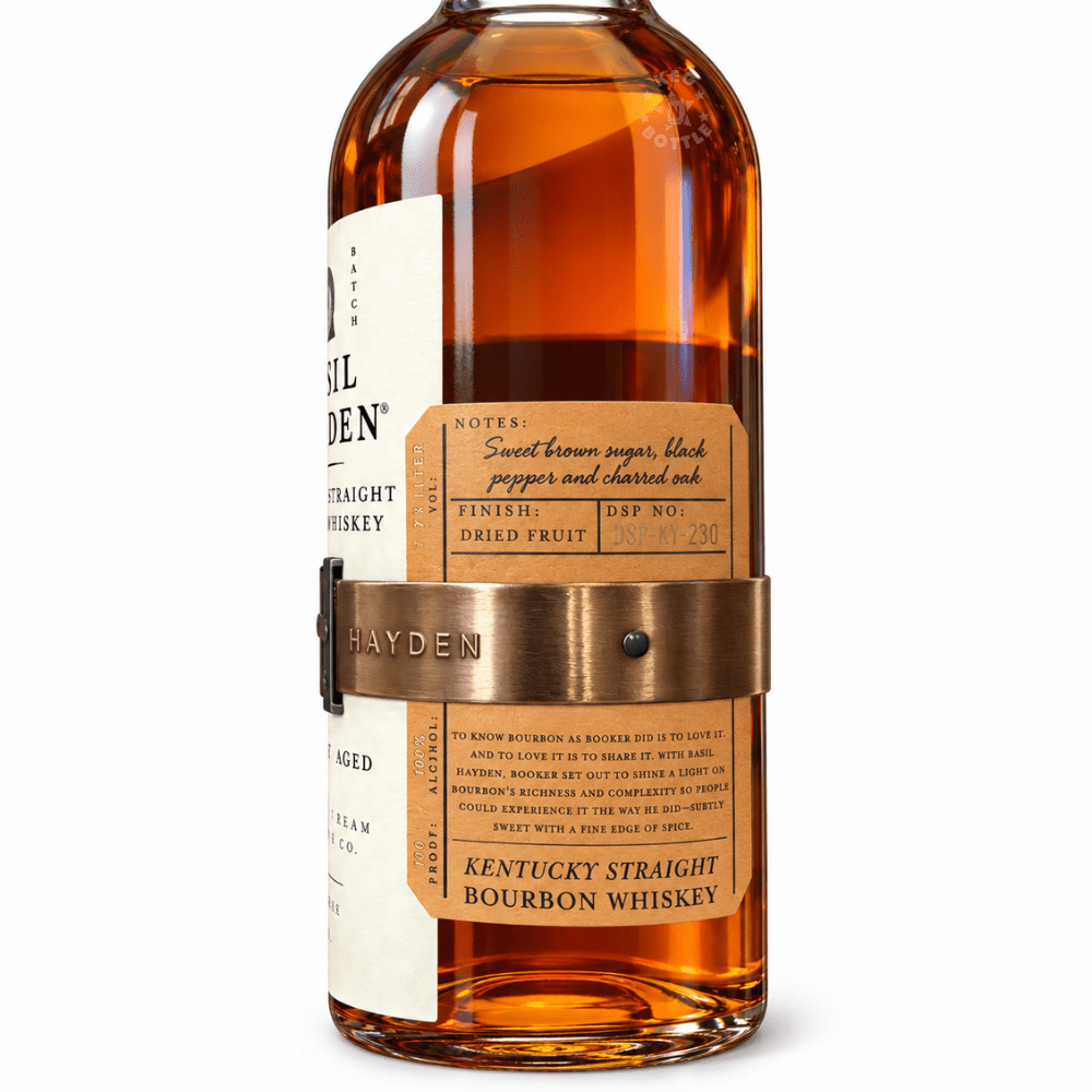 Basil Hayden Kentucky Straight Bourbon Whiskey (1.75 L) - Side Bottle