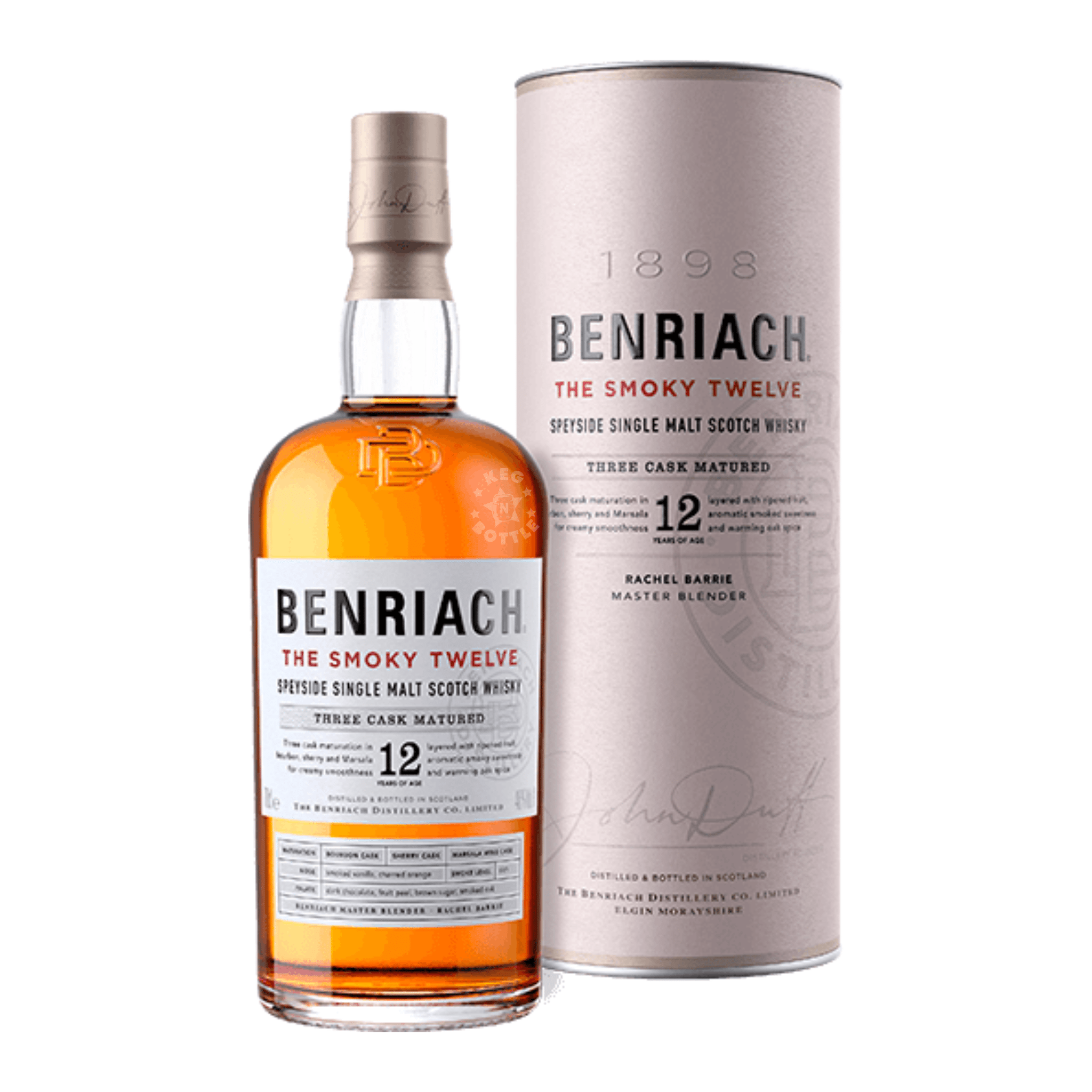 BenRiach The Smoky Twelve Single Malt Scotch Whiskey (750 ml) - Keg N Bottle