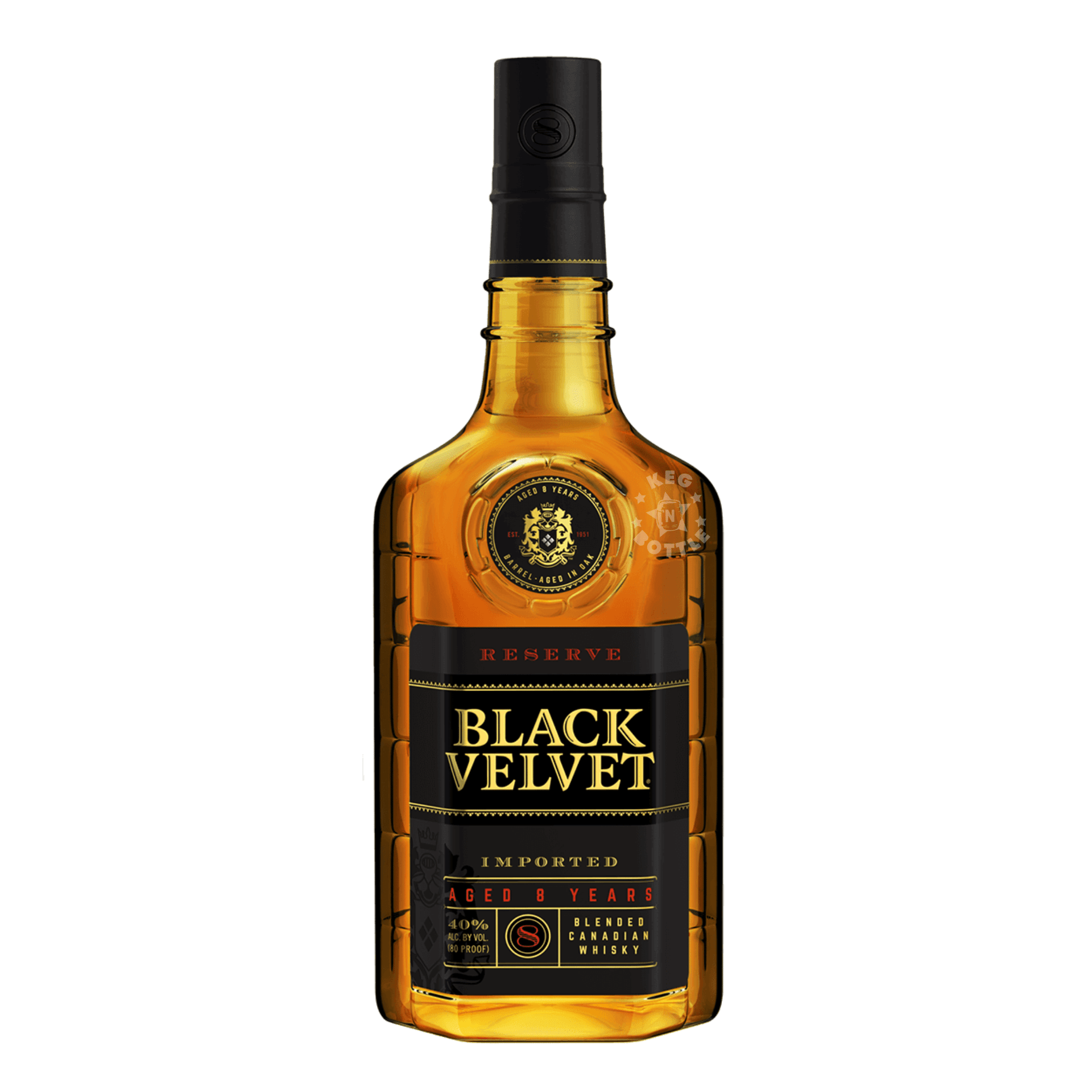 Black Velvet Reserve 8 Year Canadian Whisky (750 ml) | Keg N Bottle