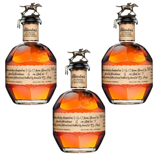 Blanton's Original Single Barrel Bourbon - 3 Pack (750 ml Each