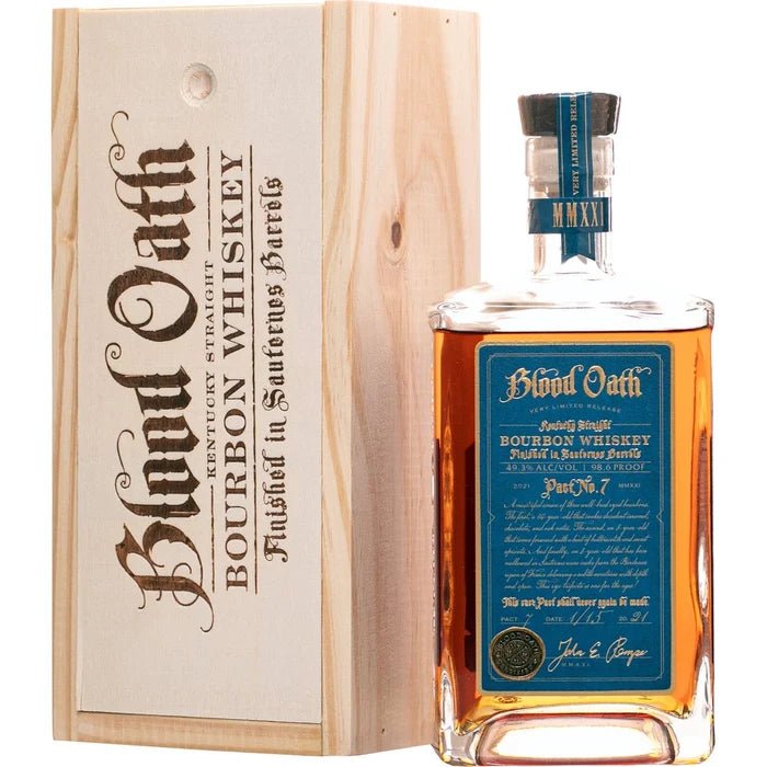Blood Oath Pact No. 7 Bourbon Whiskey (750 ml) | Keg N Bottle