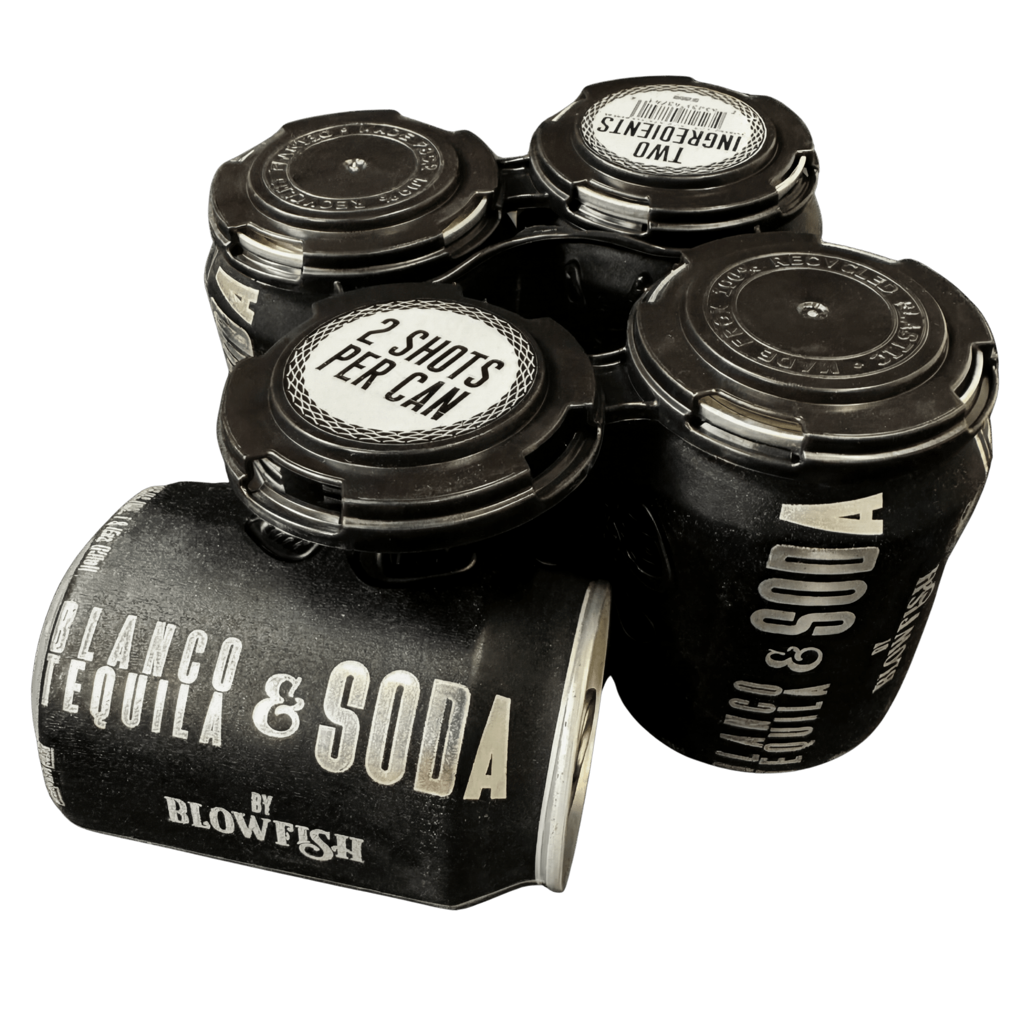 BlowFish Blanco Tequila & Soda RTD (4 x 250 ml) | Keg N Bottle