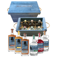 Blue Ash Farm Blue Wood Gift Box Variety Pack (6 x 750ml)
