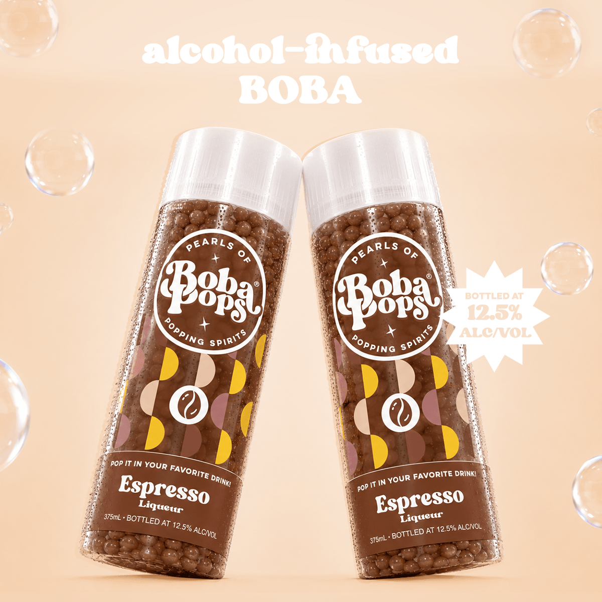 Boba POPS Espresso Liqueur (375 ml) | Keg N Bottle