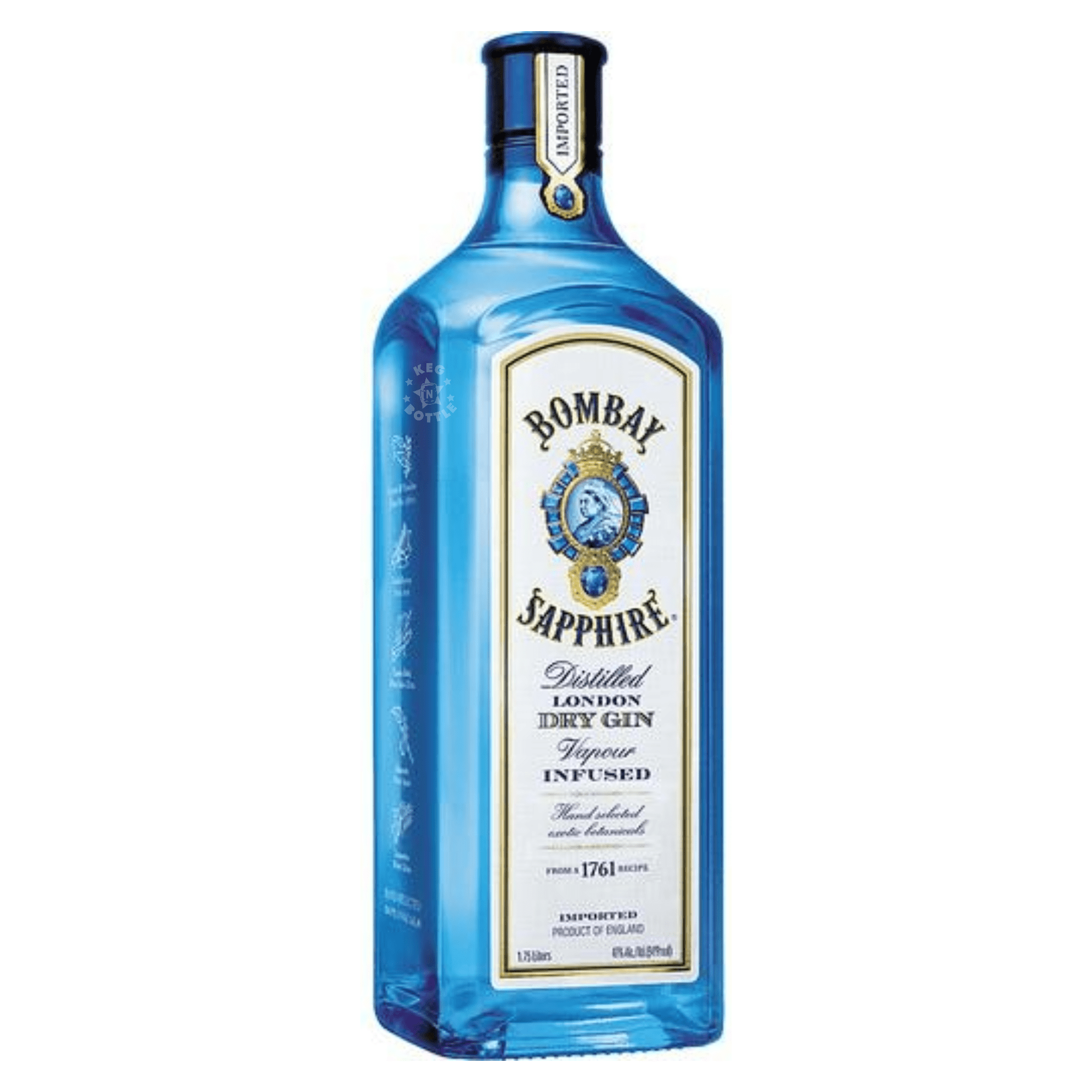 Bombay Sapphire London Dry Gin (1.75 L) | Keg N Bottle