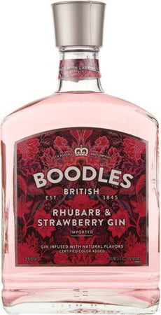 Boodles British Rhubarb & Strawberry Gin (750ml) | Keg N Bottle