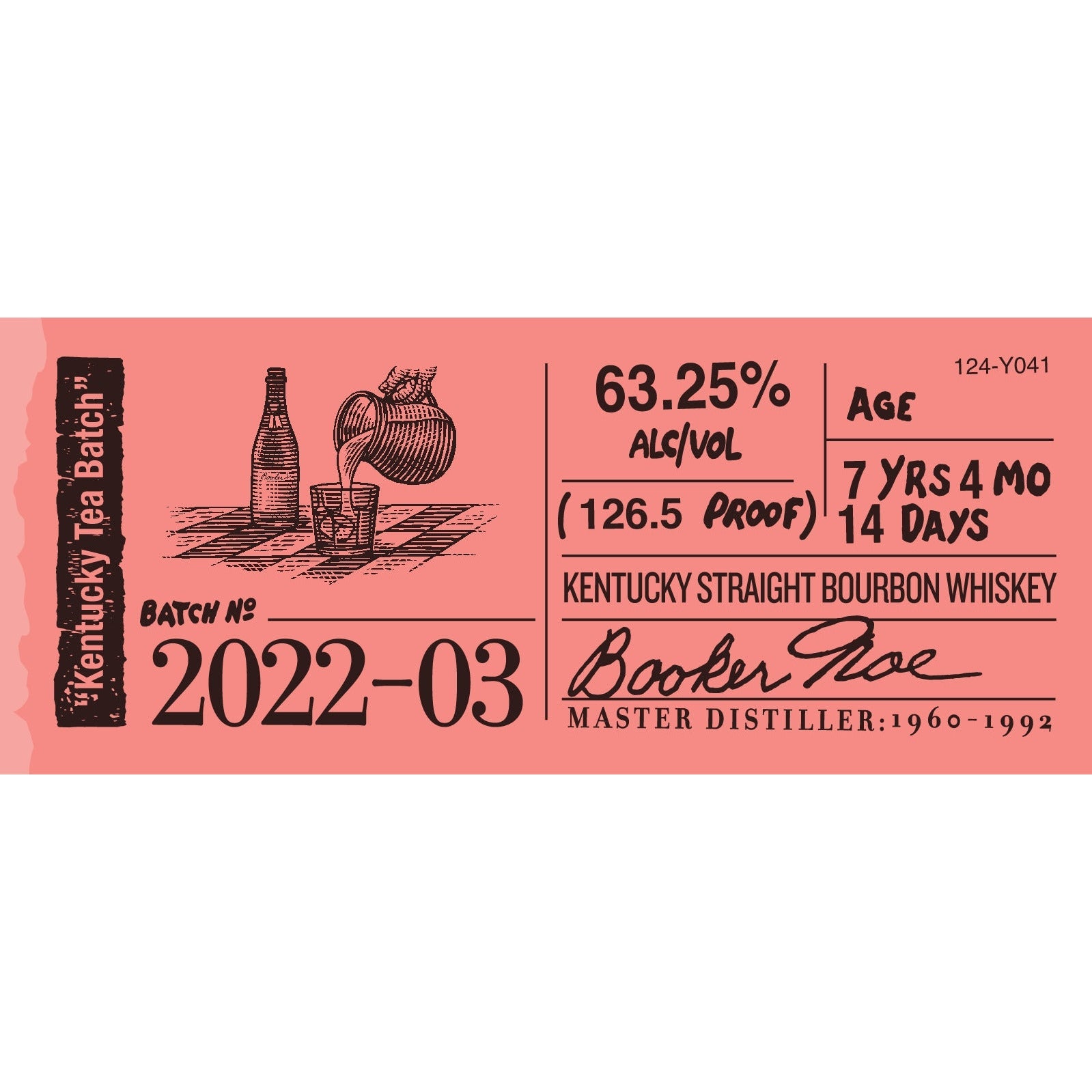 Booker's 2022 - 03 Kentucky Tea Batch (750 ml) | Keg N Bottle