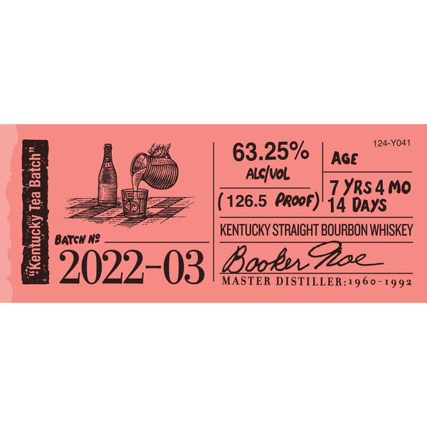 Booker's 2022-03 Kentucky Tea Batch (750 ml) | Keg N Bottle
