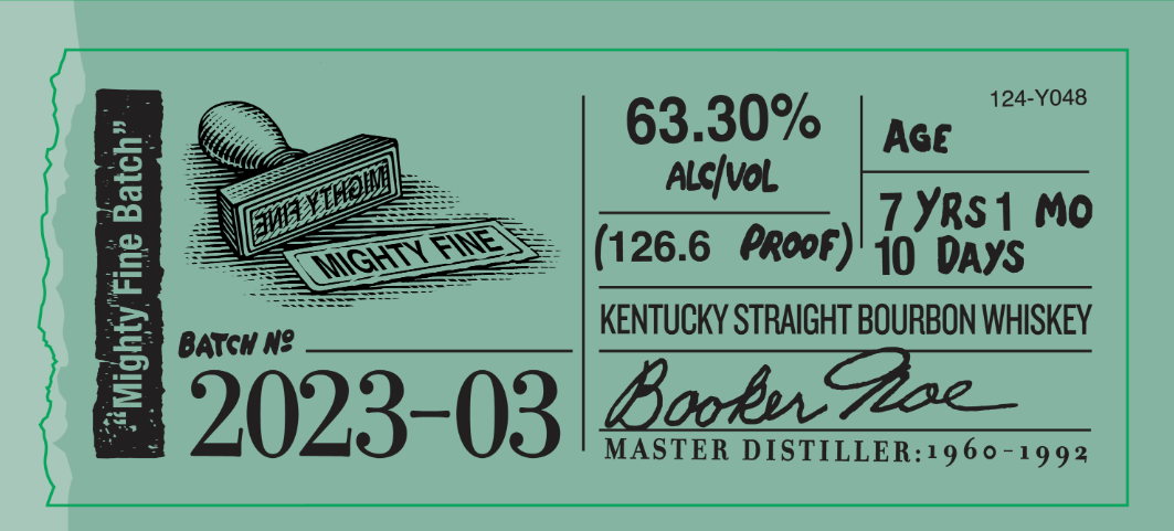 Booker's 2023 - 03 Mighty Fine Batch (750 ml) | Keg N Bottle