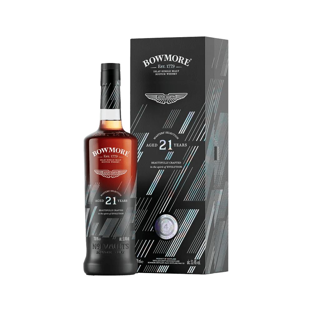 Bowmore Aston Martin 21 Year Single Malt Scotch Whiskey (750mL) | Keg N Bottle
