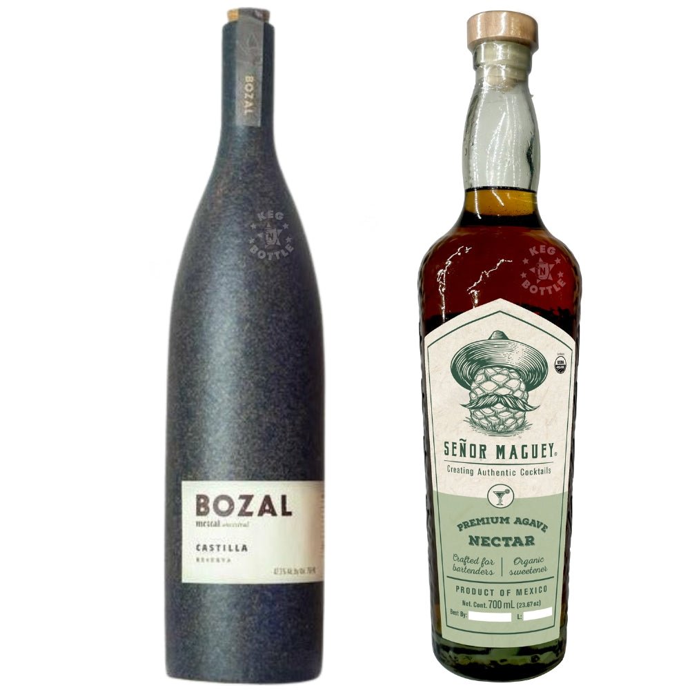 Bozal Castilla Reserva Mezcal & Señor Maguey Agave Nectar bundle