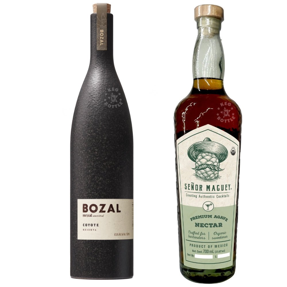 Bozal Coyote Mezcal & Señor Maguey Agave Nectar bundle