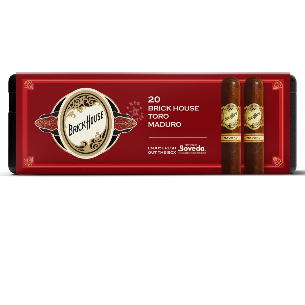 Brick House Premium Cigars Set + Personal Humidor by CigarBros | Keg N Bottle