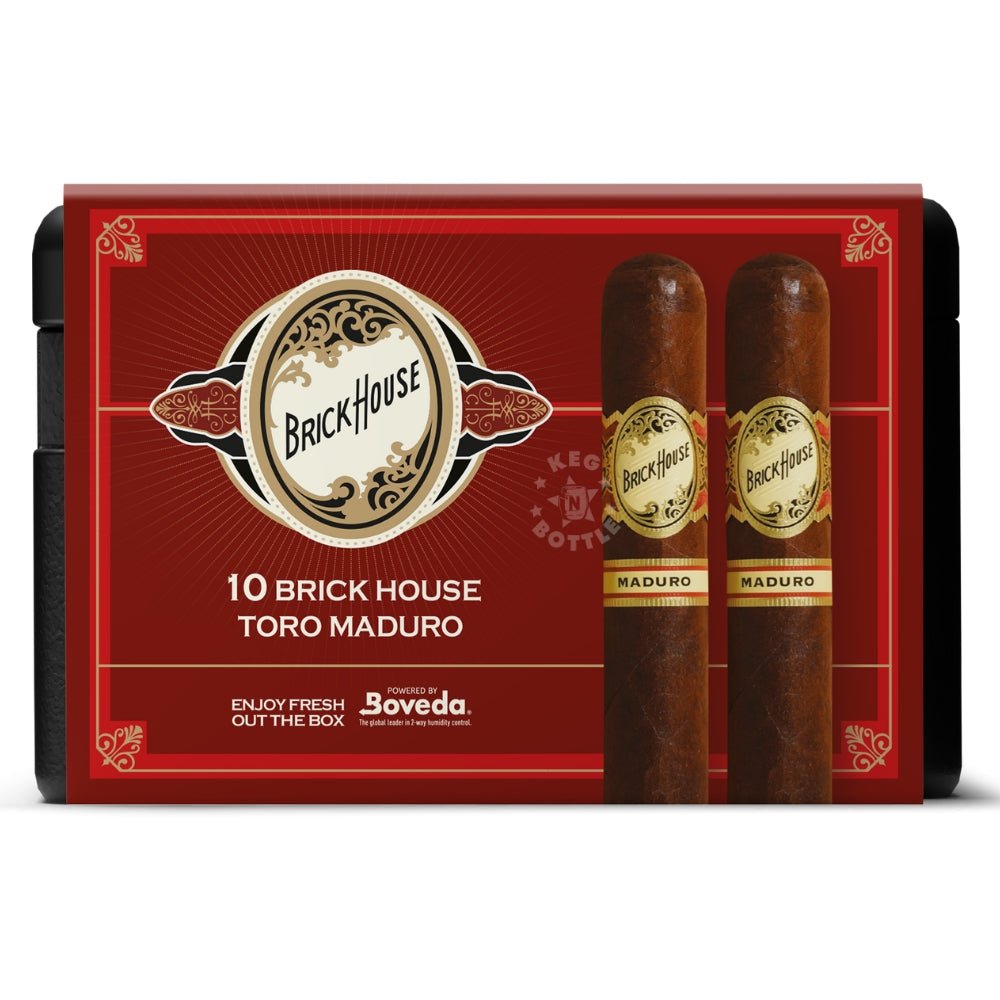 Brick House Premium Cigars Set + Personal Humidor by CigarBros | Keg N Bottle