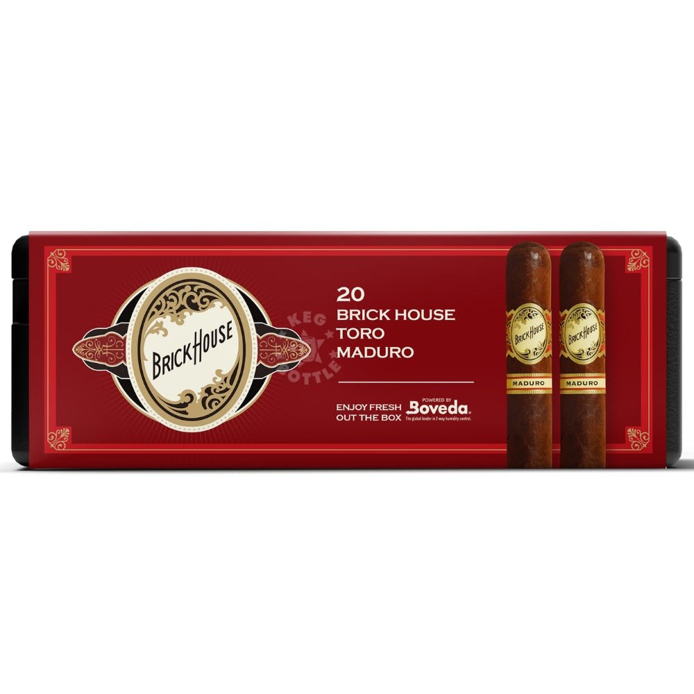 Brick House Premium Cigars Set + Personal Humidor by CigarBros | Keg N Bottle