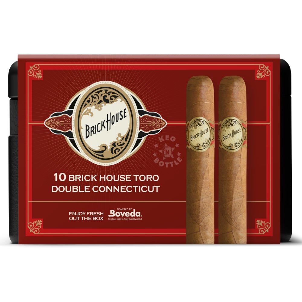 Brick House Premium Cigars Set + Personal Humidor by CigarBros | Keg N Bottle