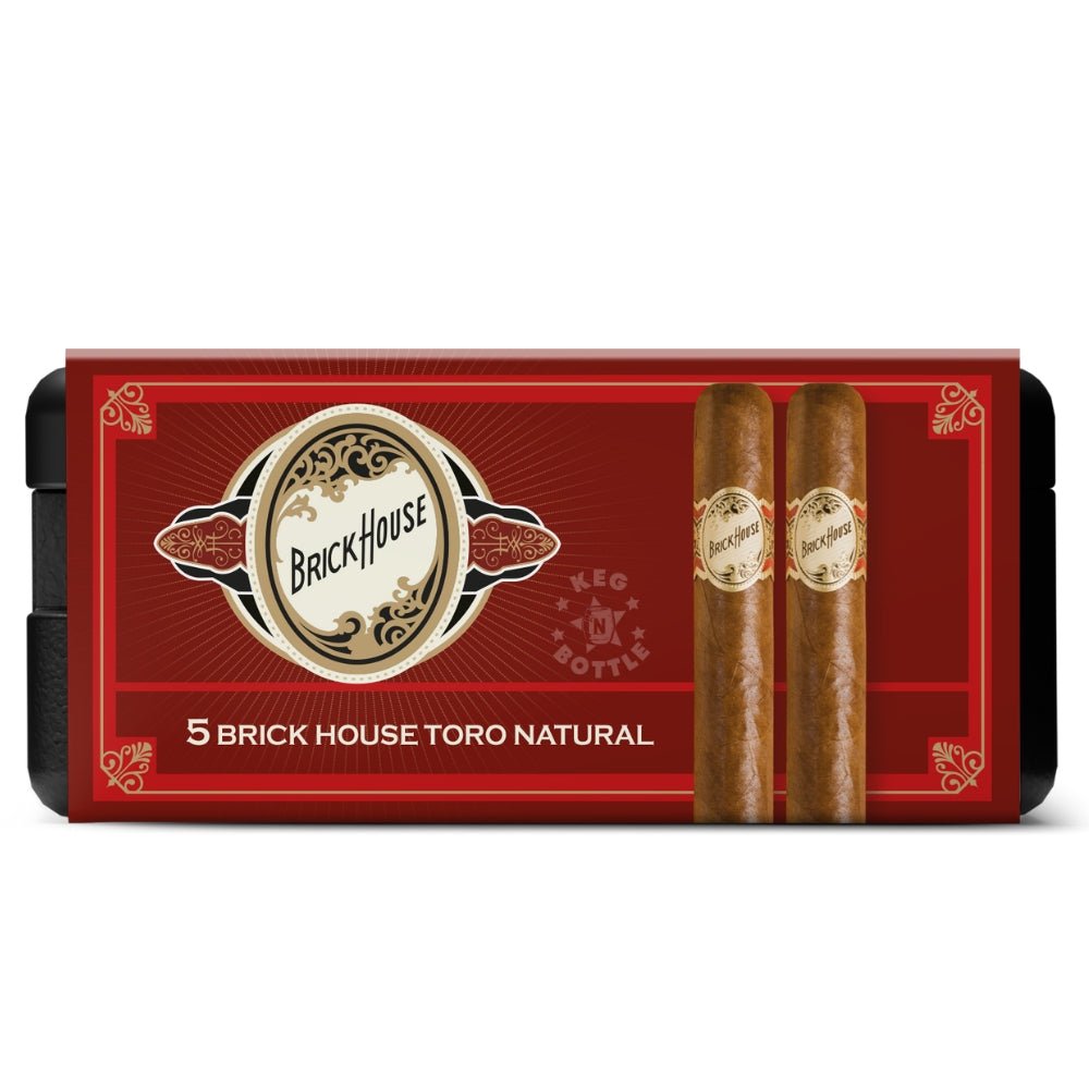 Brick House Premium Cigars Set + Personal Humidor by CigarBros | Keg N Bottle