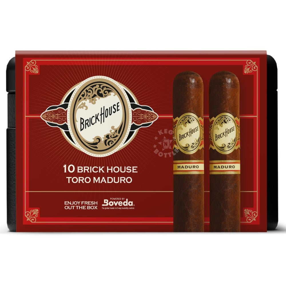 Brick House Premium Cigars Set + Personal Humidor by CigarBros | Keg N Bottle
