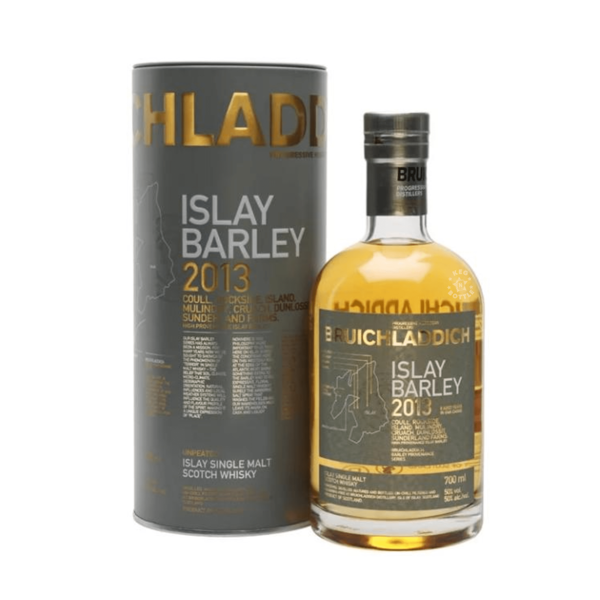 Bruichladdich Islay Barley 2013 Single Malt Scotch Whiskey (750 ml) - Keg N Bottle