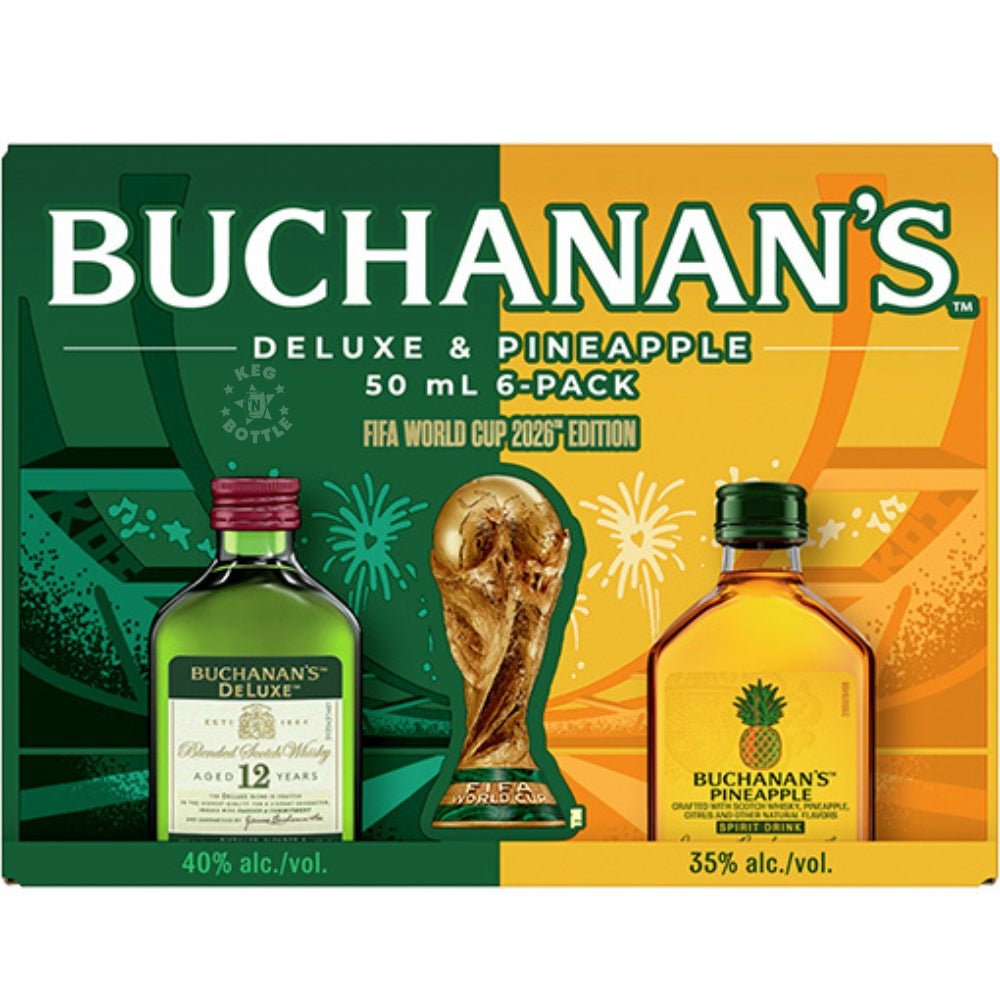 Buchanan’s Deluxe & Pineapple FIFA World Cup 2026 Mini Pack (6x50ml)