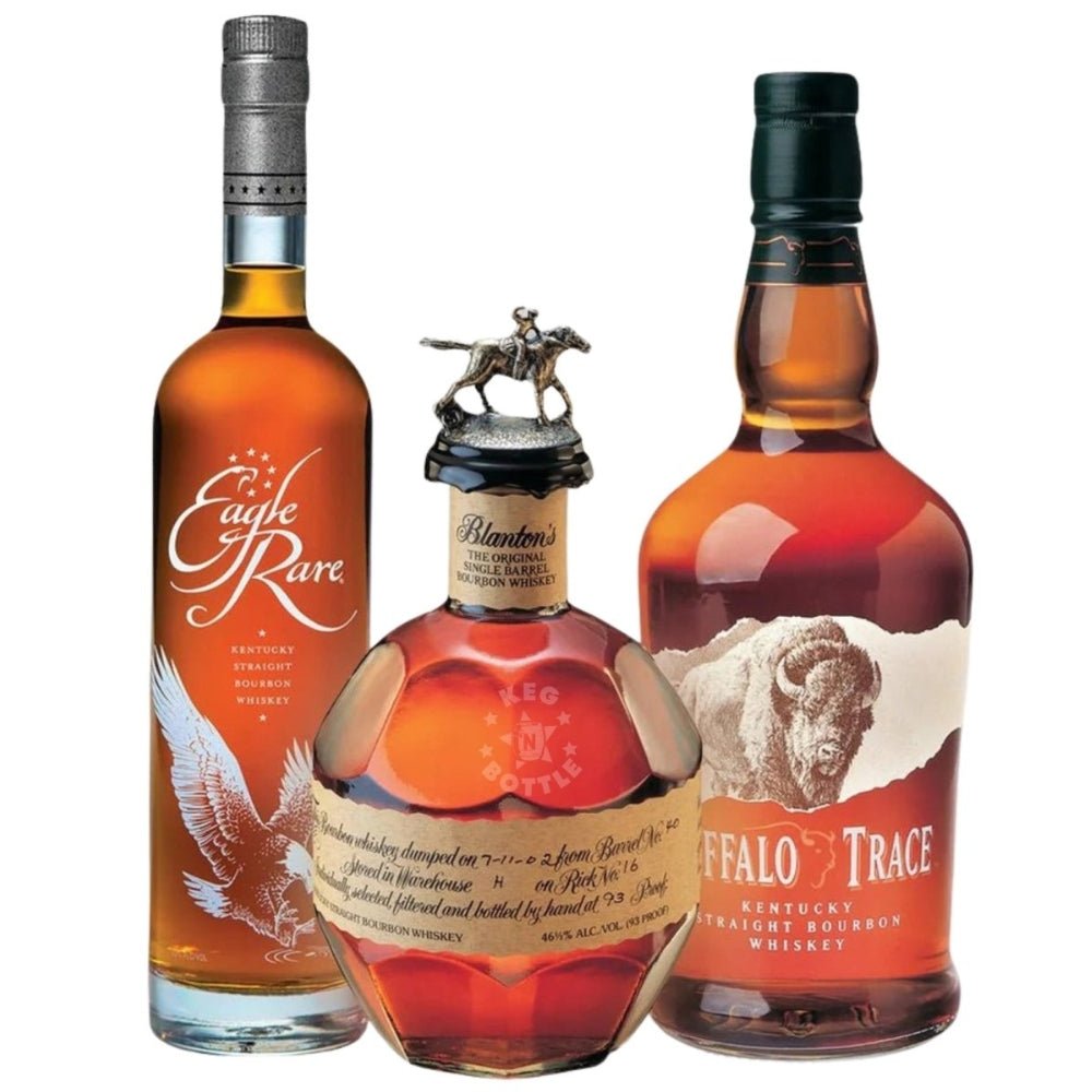 Buffalo Trace, Blanton's, Eagle Rare Bourbon Combo Pack (3 Bottles)