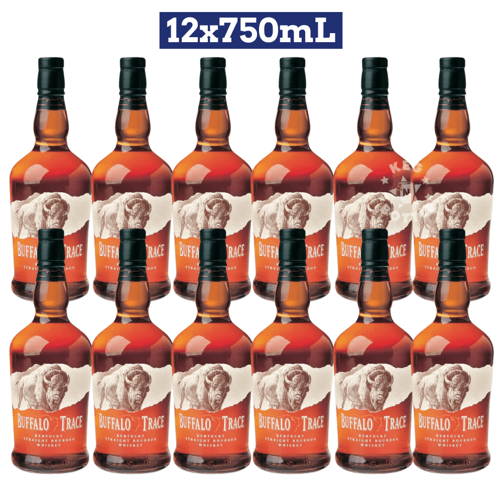 Buffalo Trace Bourbon Whiskey Case 12x750 mL  | Keg N Bottle