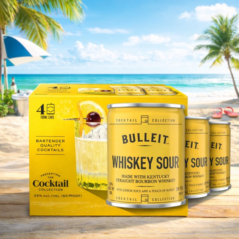 Bulleit Whiskey Sour Cocktail (4 x 100ml)