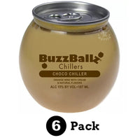 BuzzBallz Chillers Choco Chiller 6-Pack (187 ml x 6)