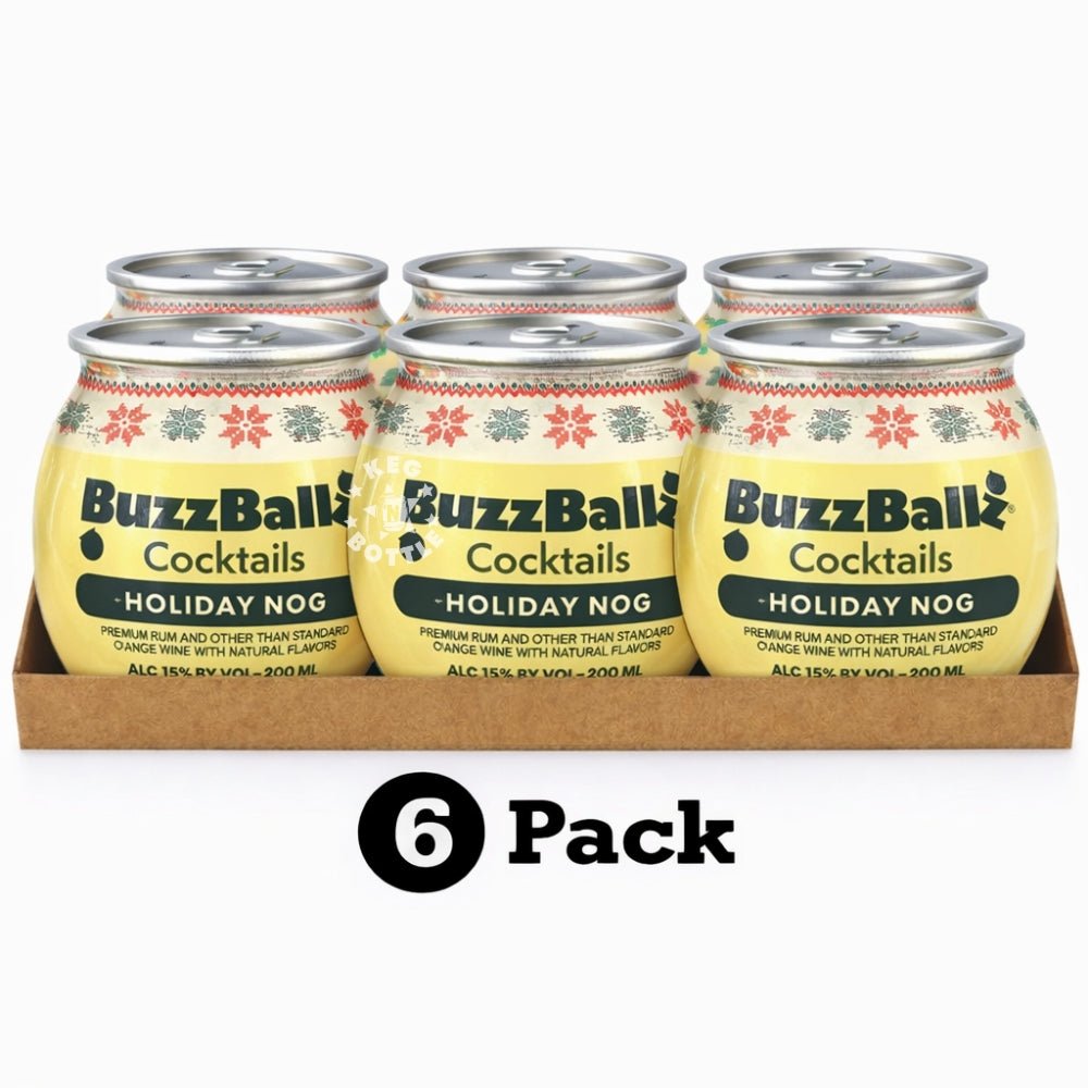 BuzzBallz Cocktails Holiday Nog (200ml) | Keg N Bottle