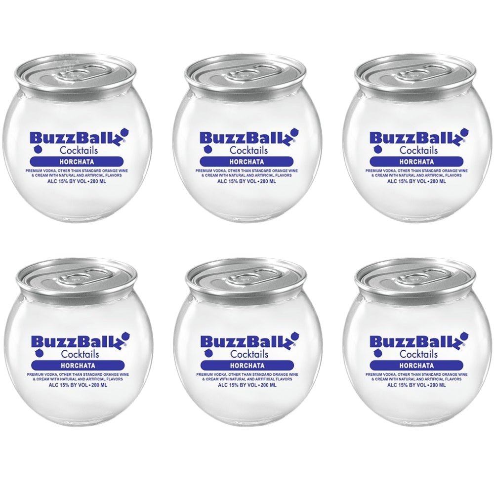 BuzzBallz Horchata Cocktails 6-Pack (200 ml each)