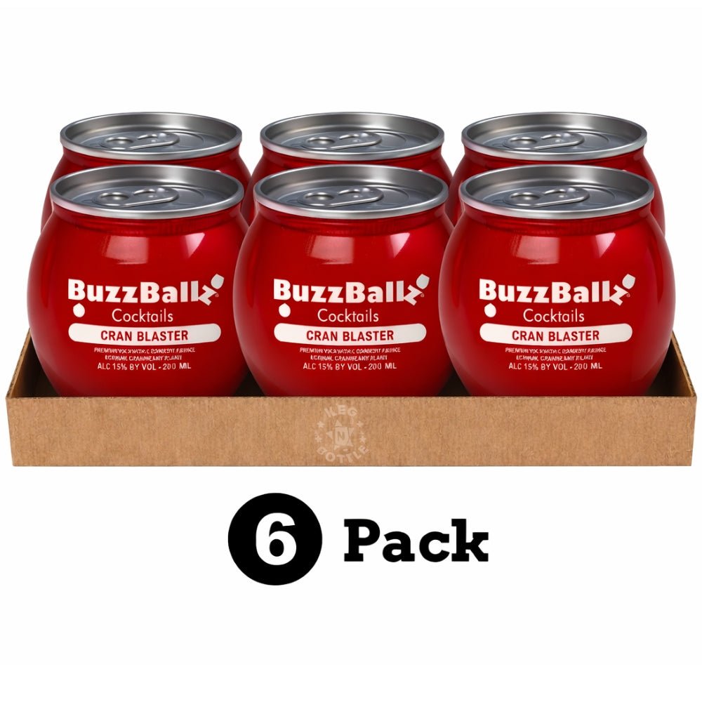 BuzzBallz Cran Blaster 6-Pack (200 ml x 6)
