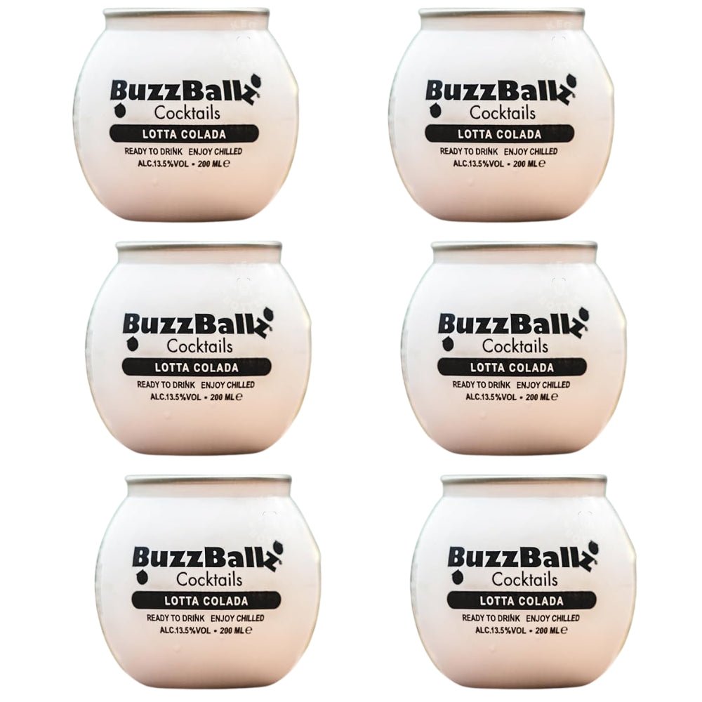 BuzzBallz Lotta Colada 6-Pack 200 ml each

