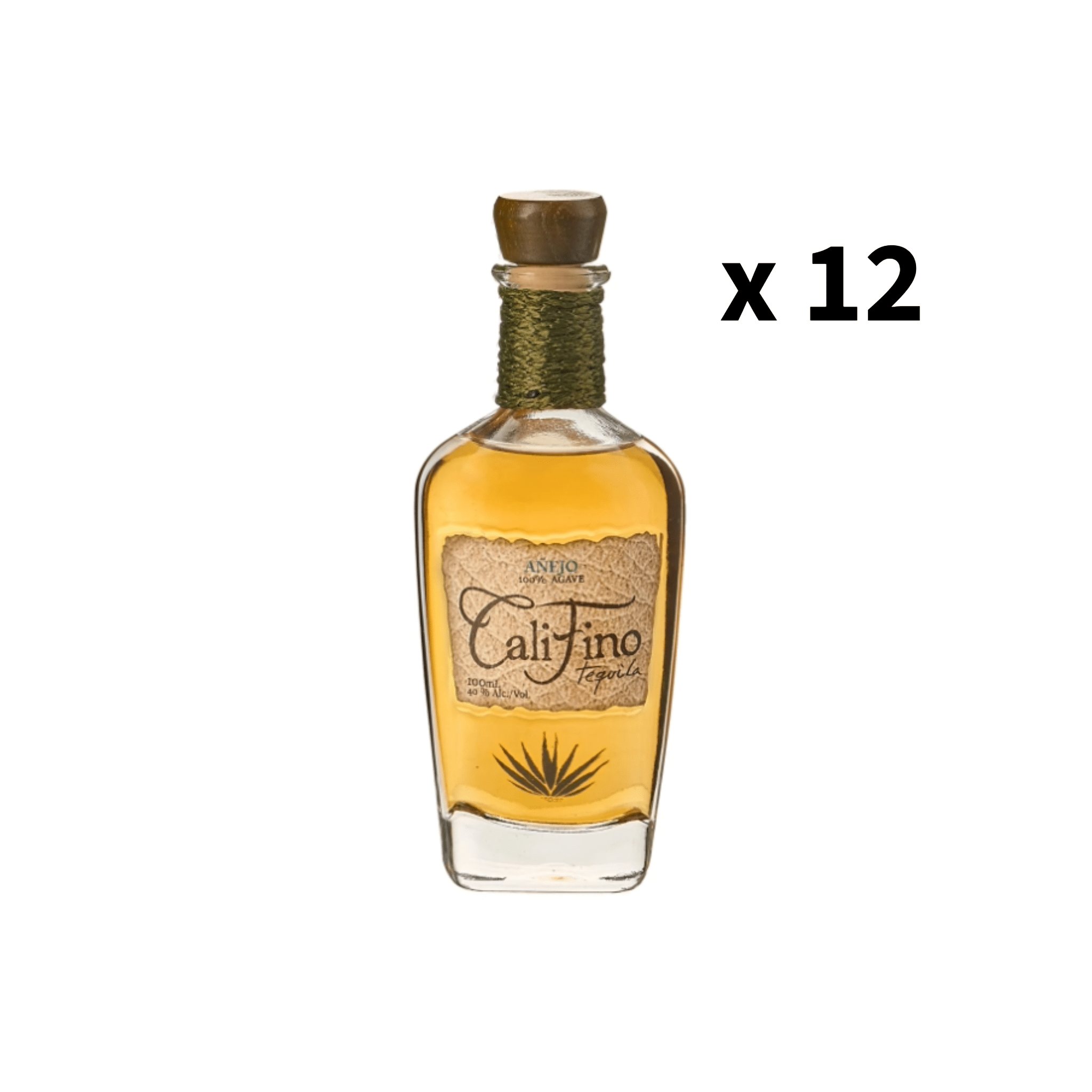 CaliFino Anejo Tequila Miniature (12 Pack) | Keg N Bottle