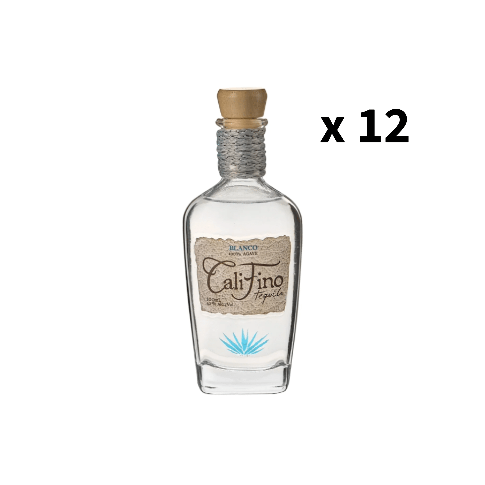 CaliFino Blanco Tequila Miniature (12 Pack) | Keg N Bottle