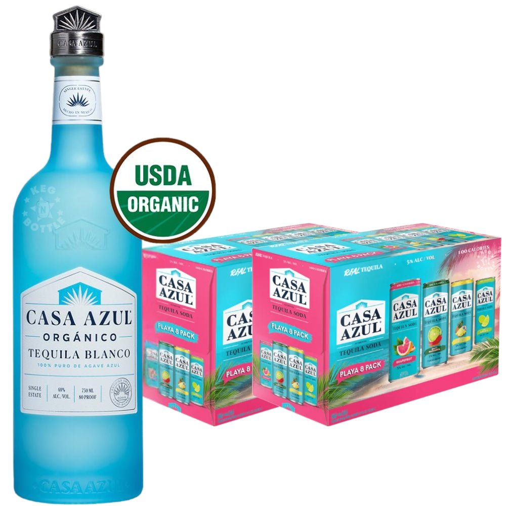 Casa Azul Blanco & 2 Tequila Soda Playa Pack $12 Instant Venmo Rebate | Keg N Bottle