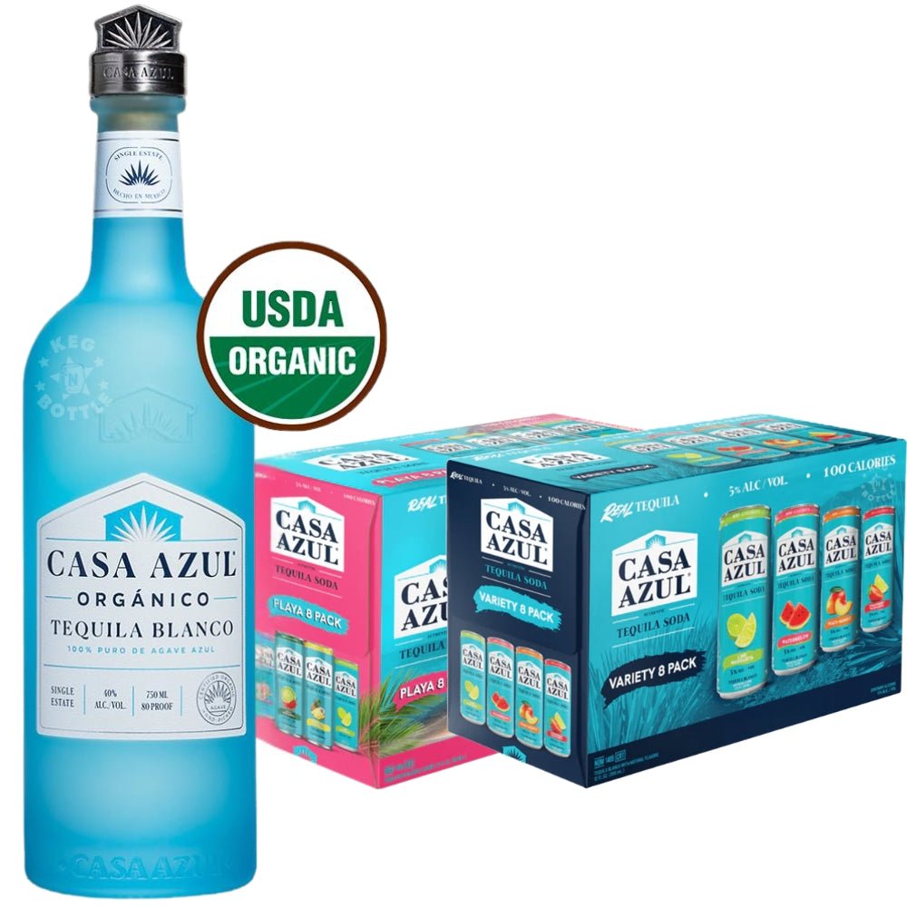 Casa Azul Blanco & Tequila Soda Playa & Variety Pack $12 Instant Venmo Rebate | Keg N Bottle